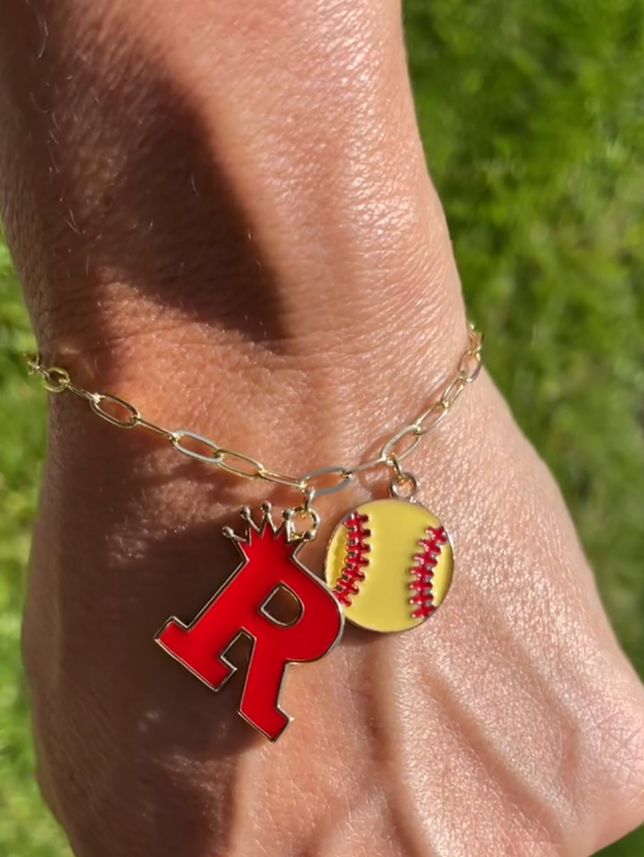 Rosary Softball Bracelet