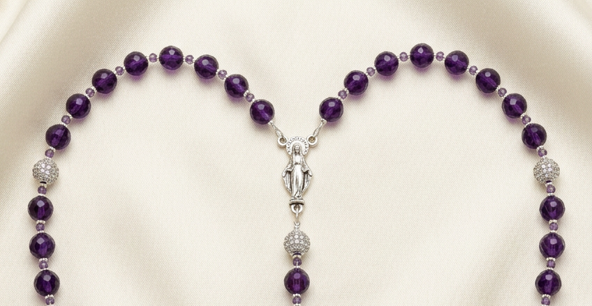 Amethyst Rosary