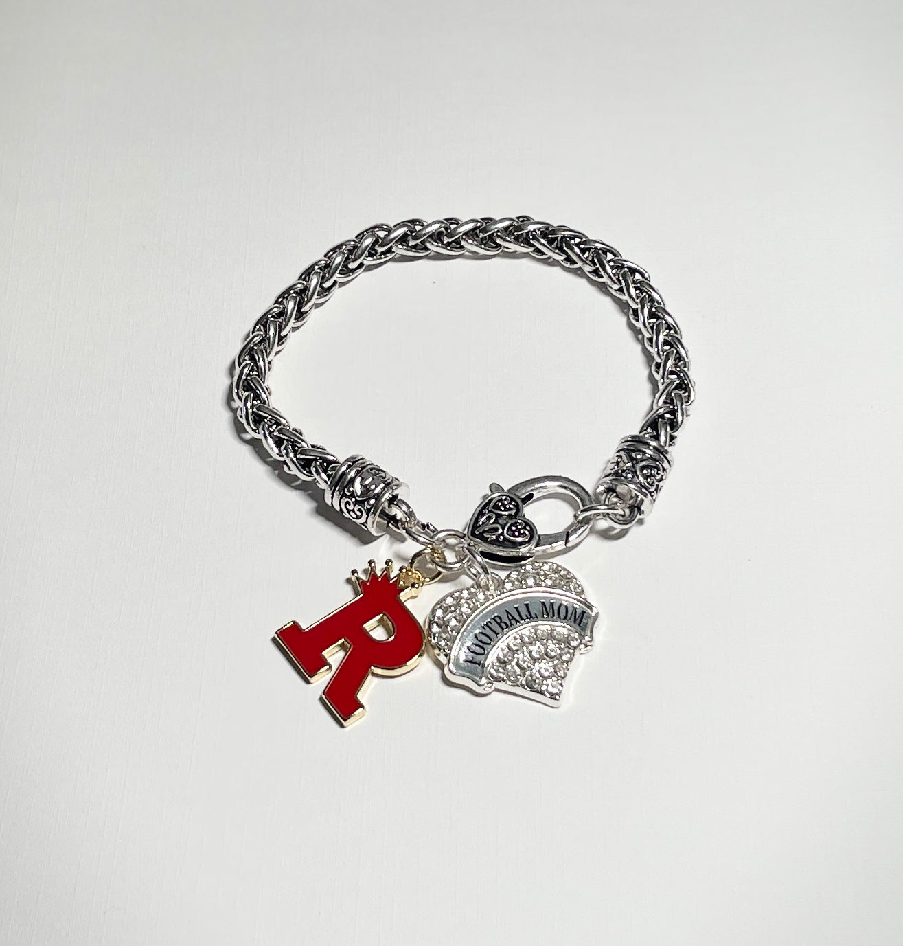Rosary Academy Football Mom Bracelet