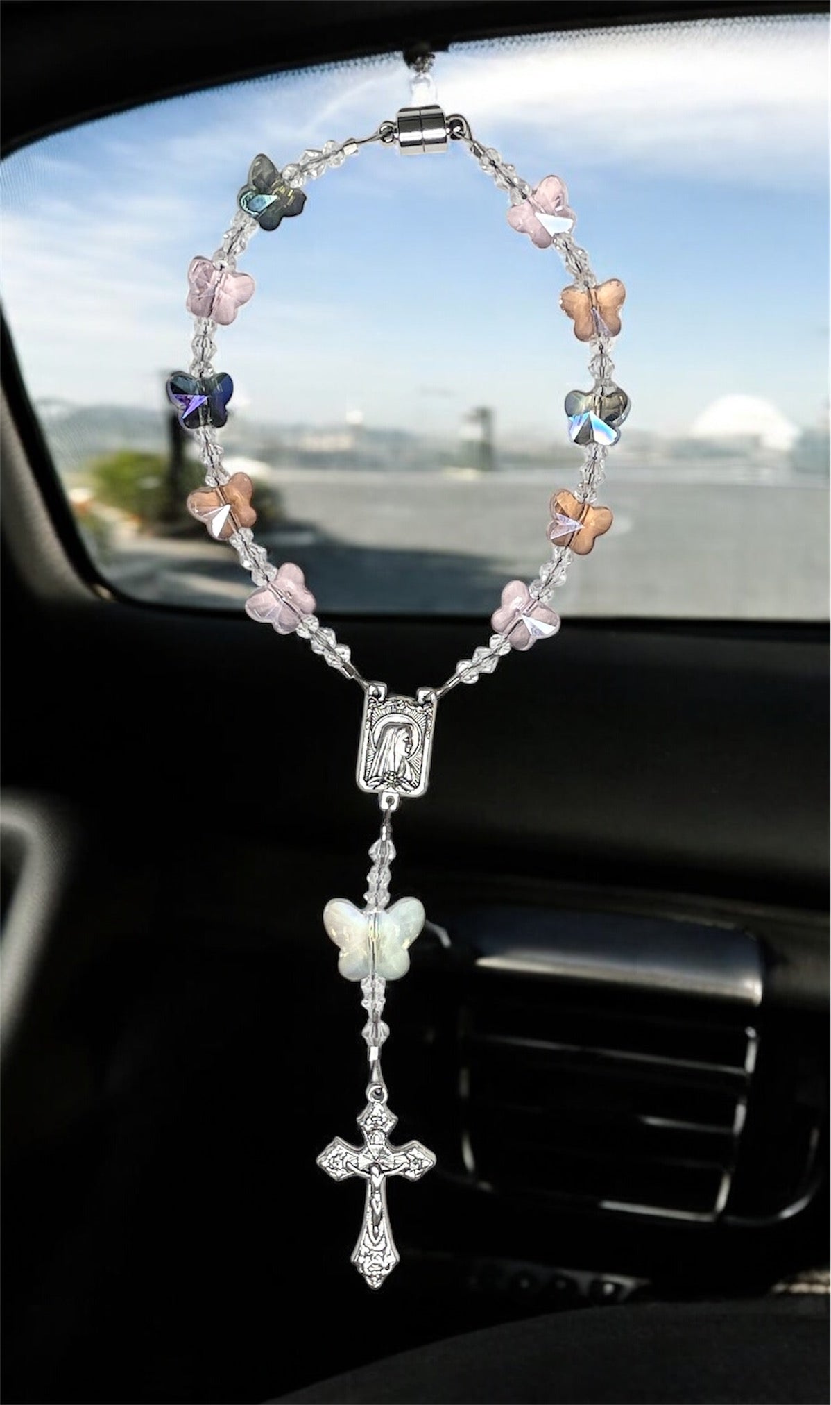 Butterfly Car Rosary