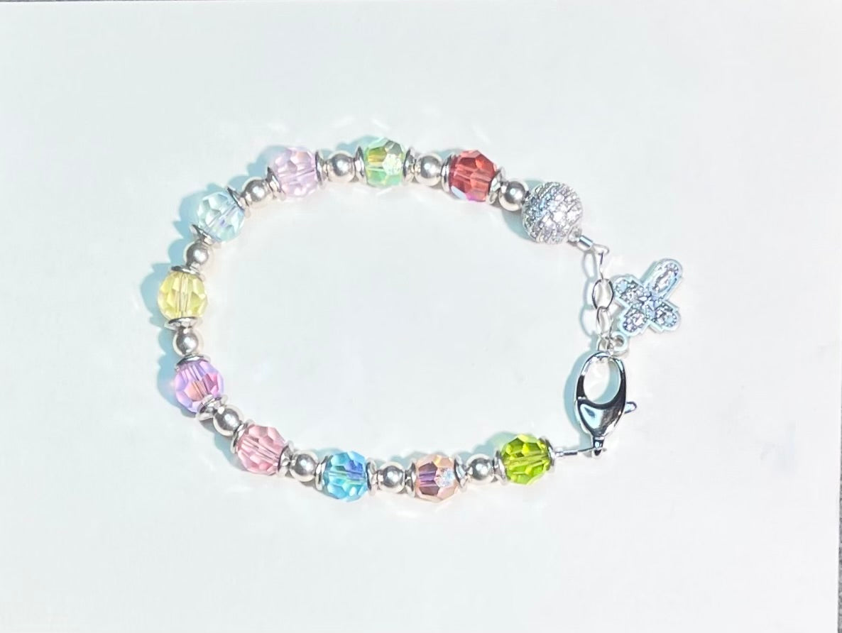 Spring Rosary Bracelet
