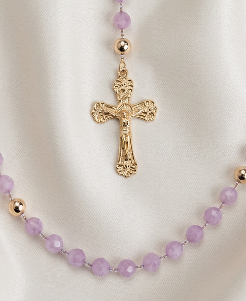 Lavender Confirmation Rosary