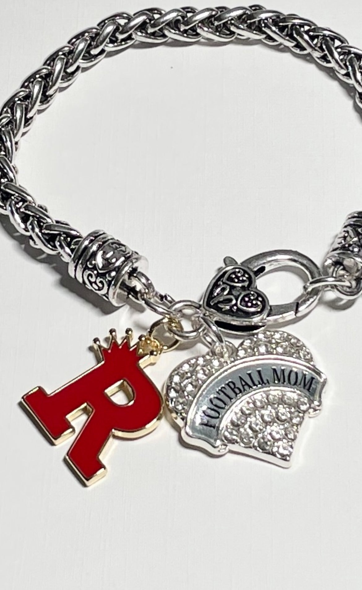 Rosary Academy Football Mom Bracelet