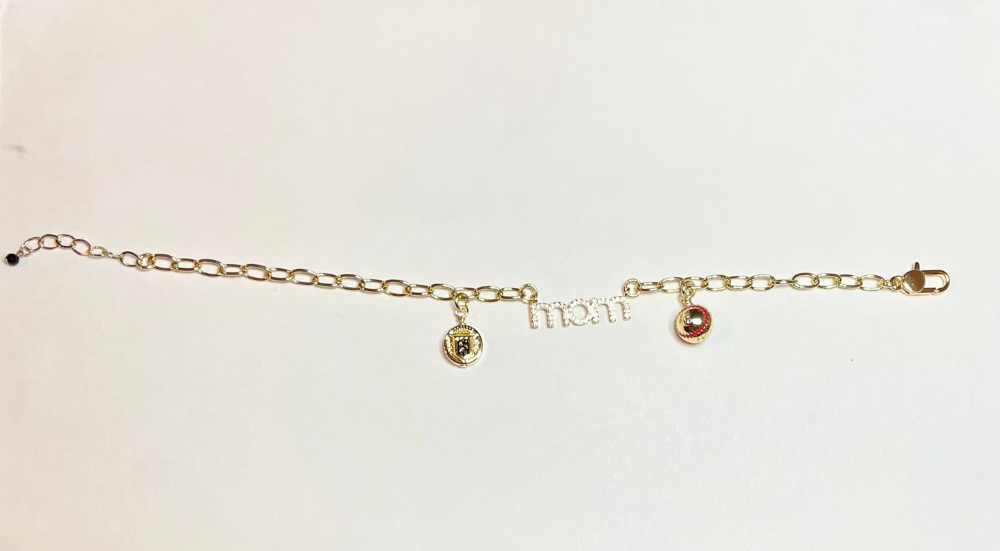 MOM Charm Bracelet