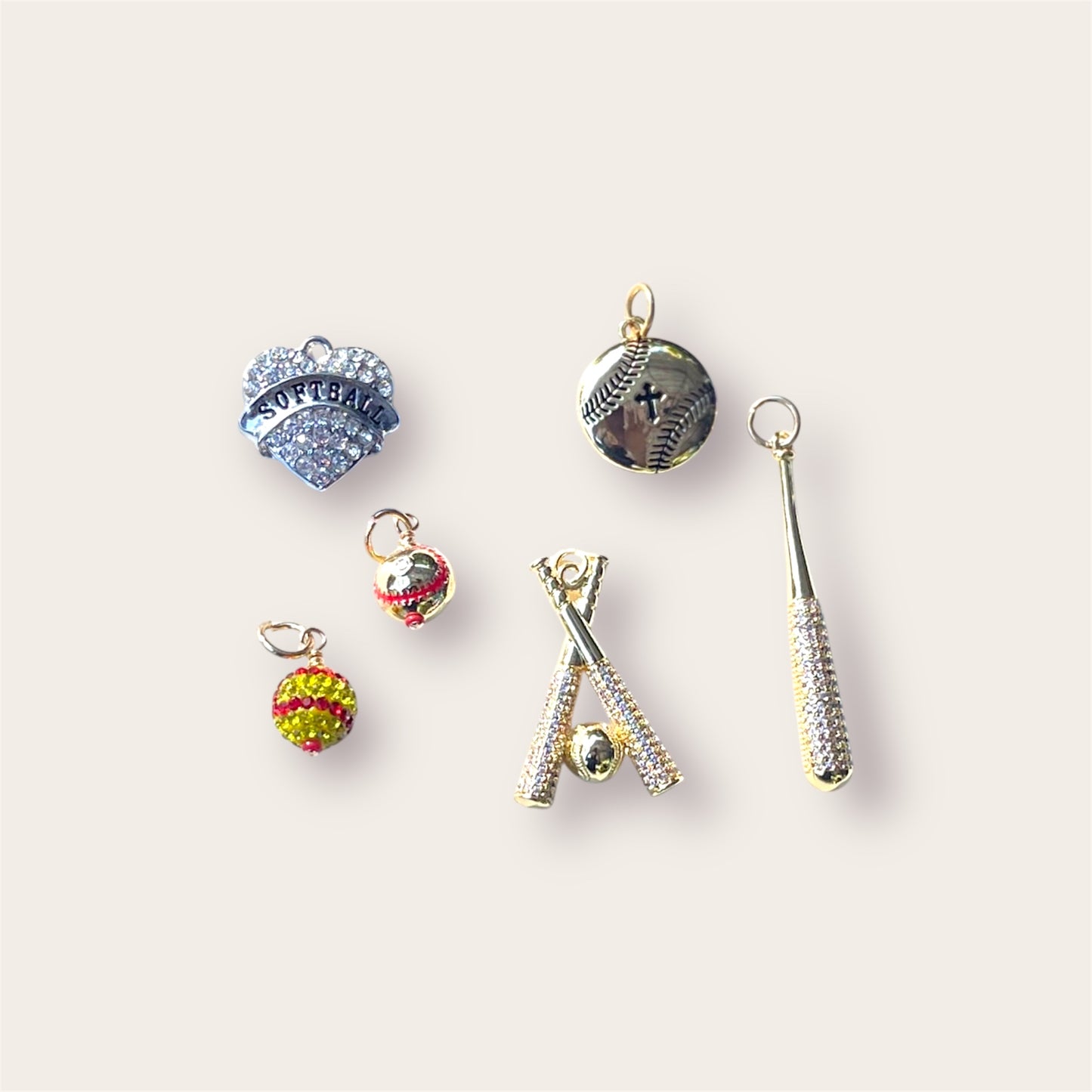 Softball Charms