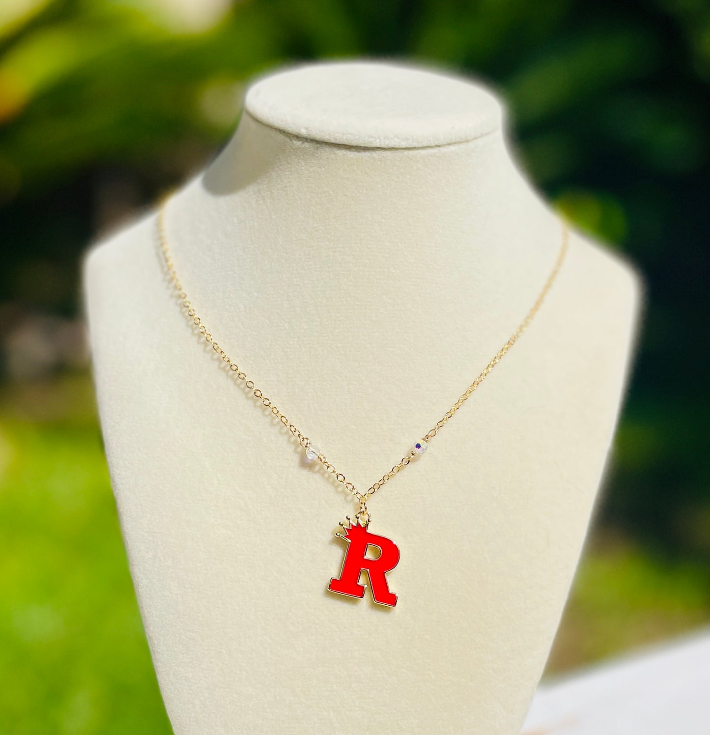 Rosary Academy Necklace ‘R’