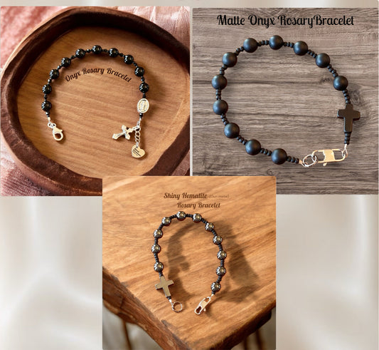The Devotion Collection: Modern Rosary Bracelets