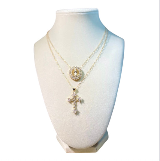 Faith & Light Layered Necklace
