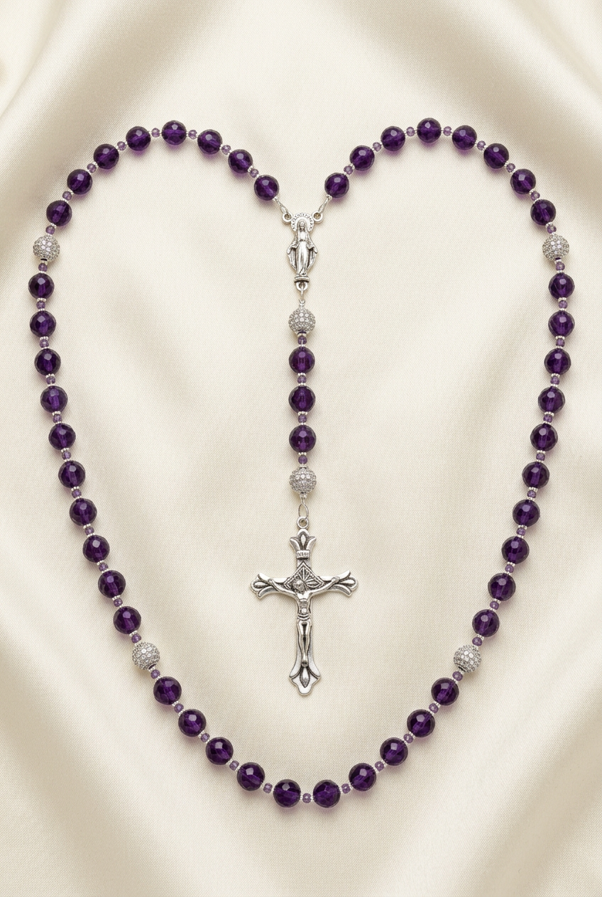 Amethyst Rosary