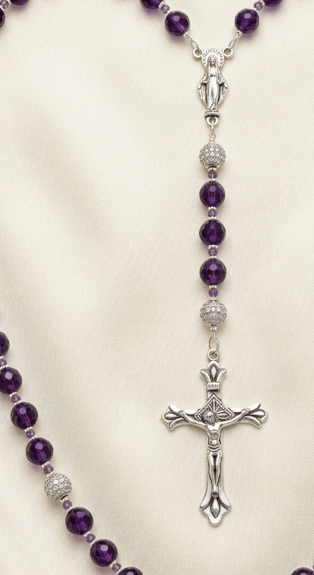 Amethyst Rosary