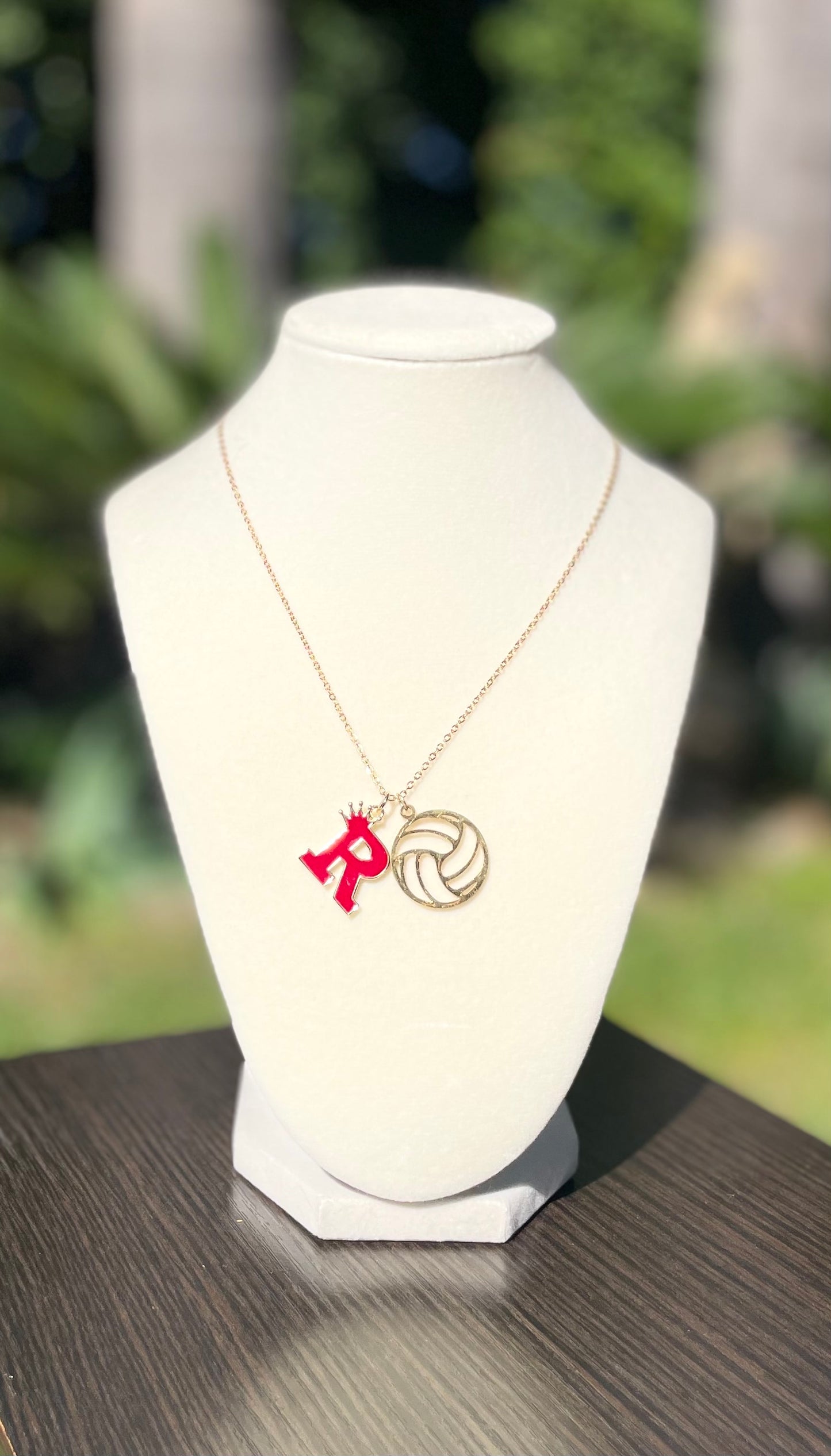 Rosary Academy Volleyball Necklace