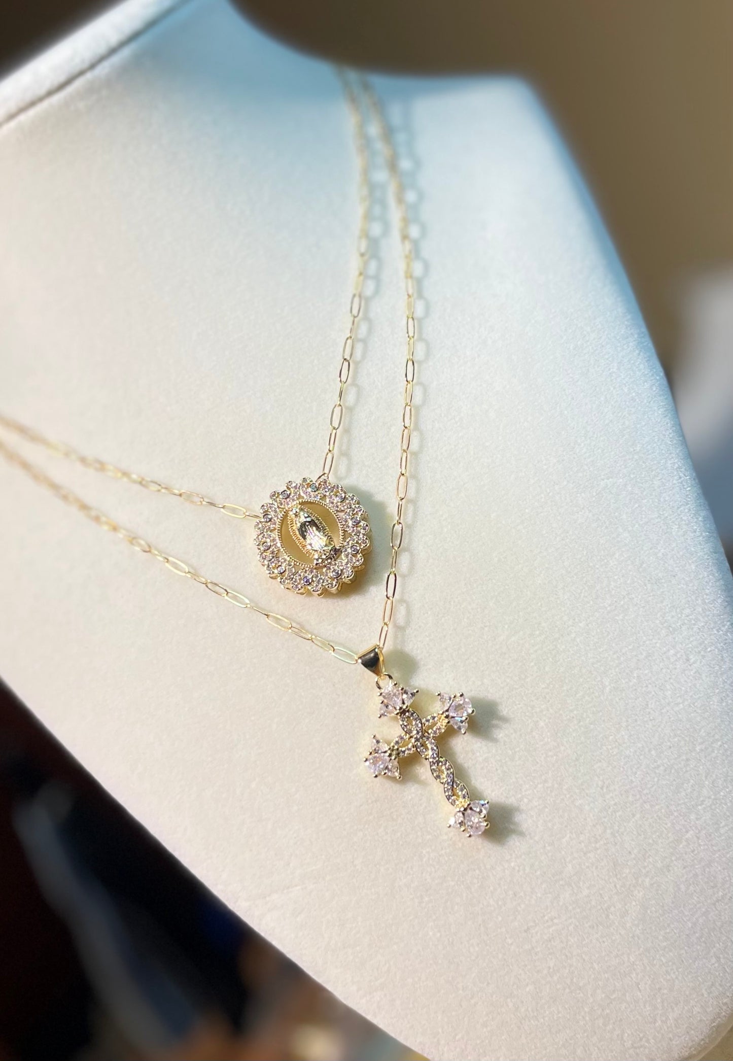 Faith & Light Layered Necklace
