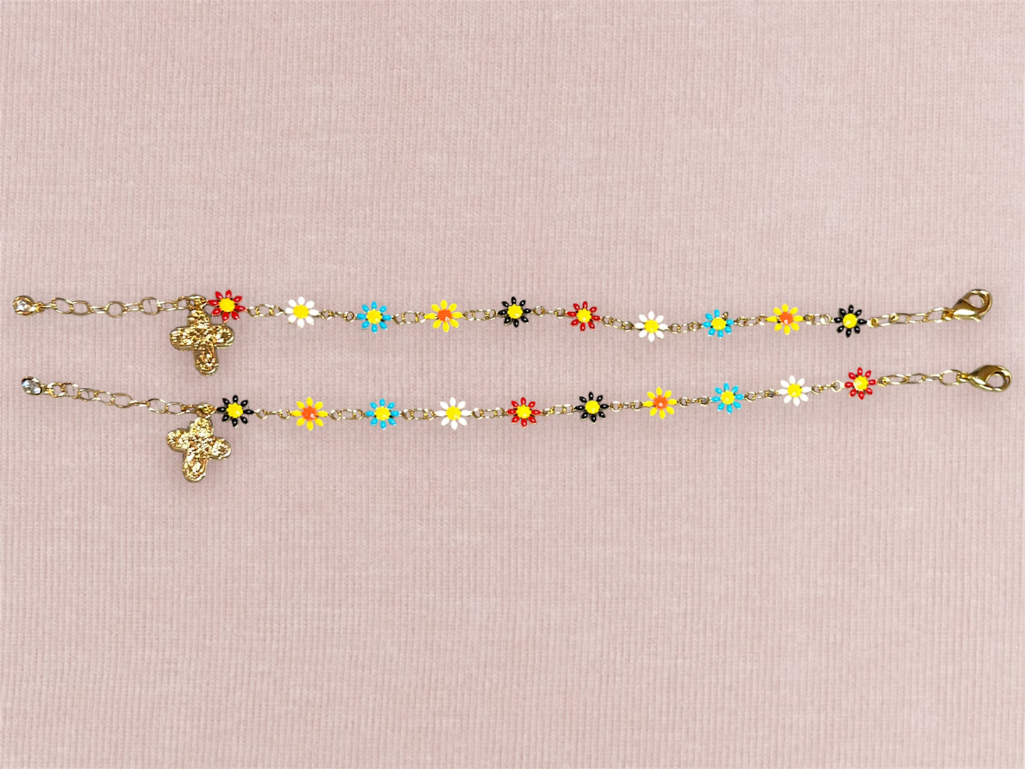 Floral Rosary Bracelet