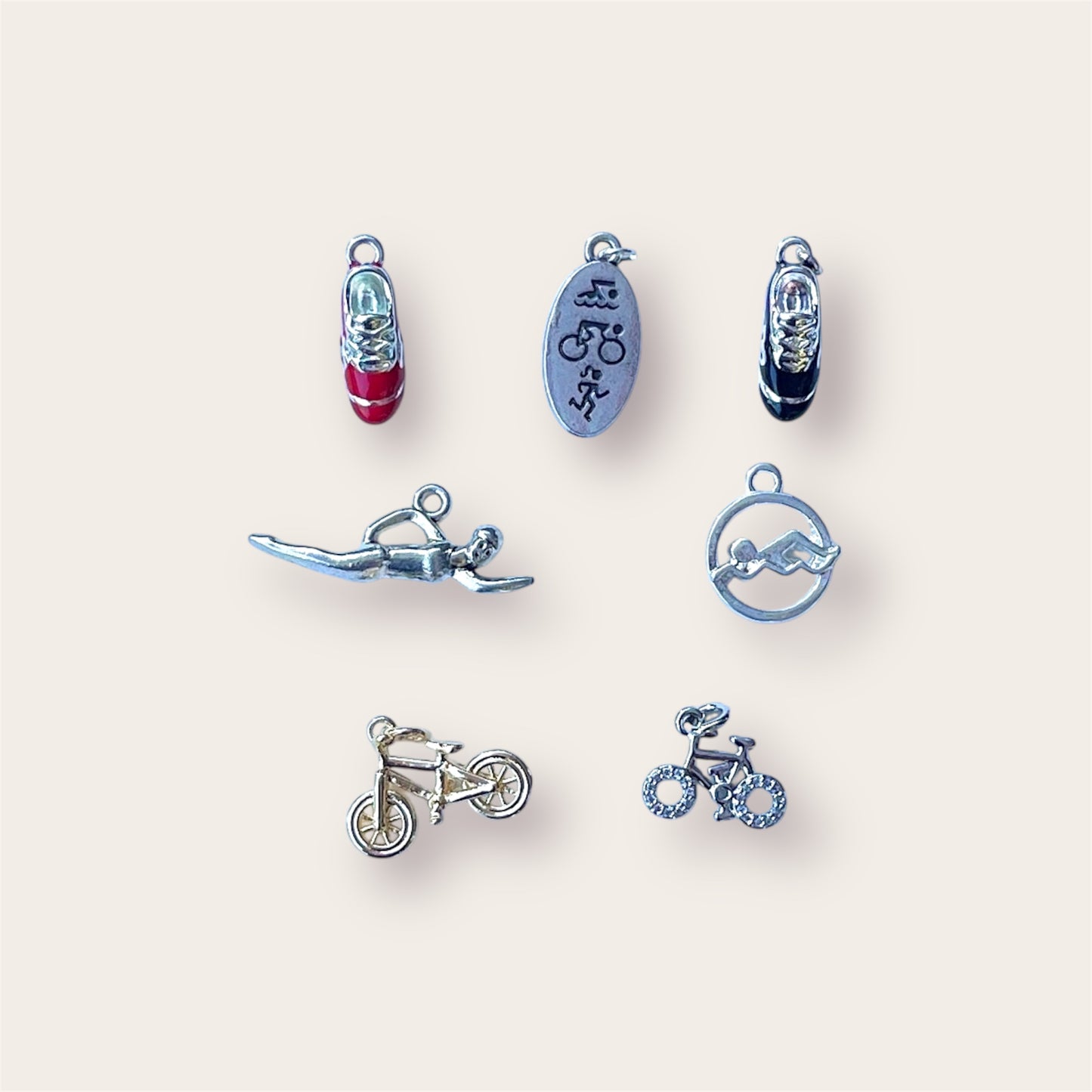 Triathlon Charms