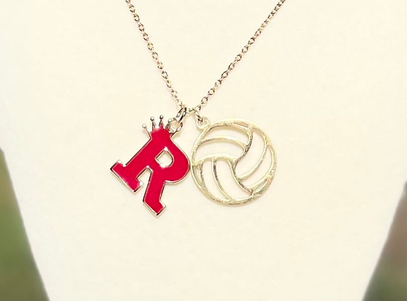 Rosary Academy Volleyball Necklace