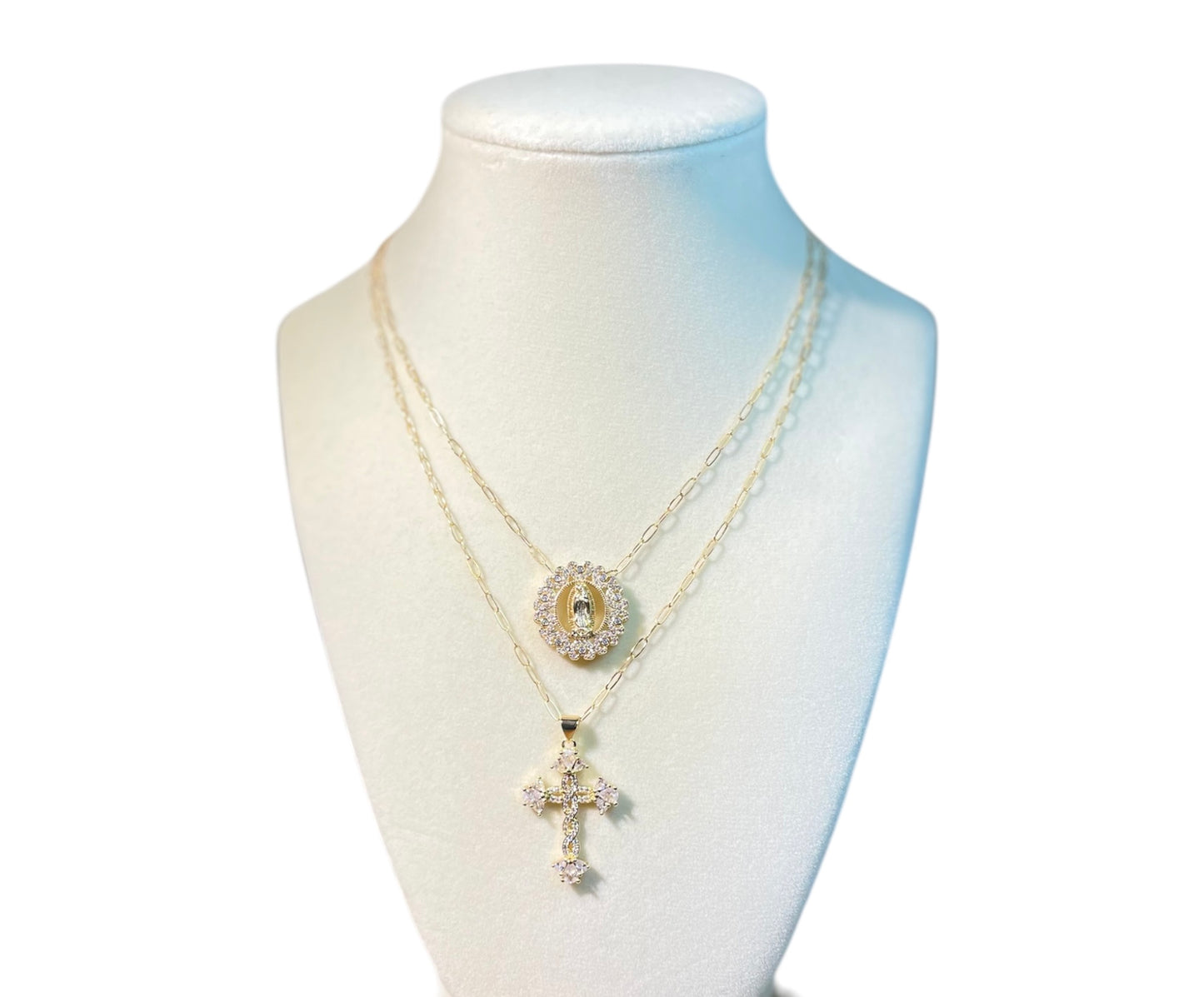 Faith & Light Layered Necklace