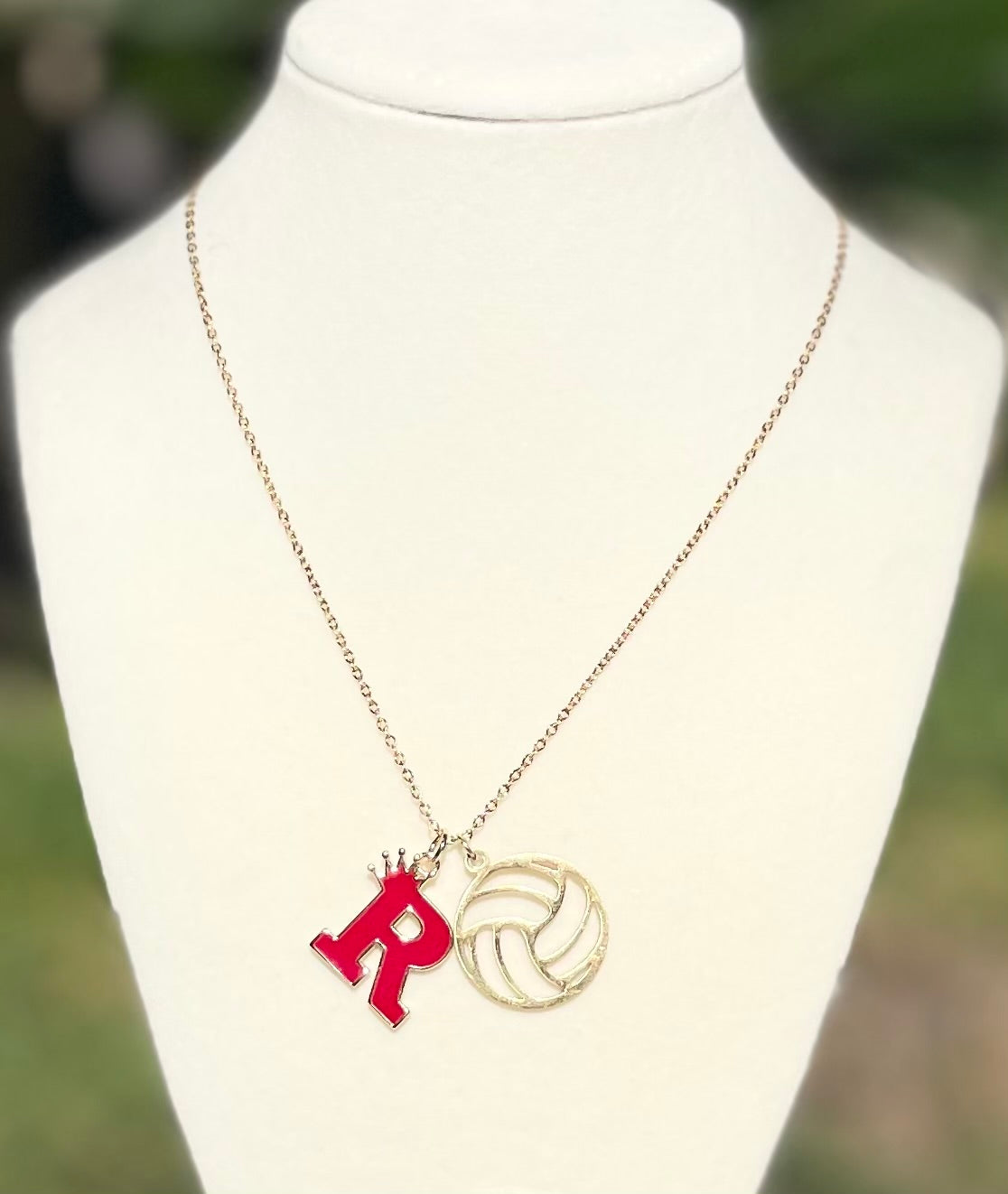 Rosary Academy Volleyball Necklace