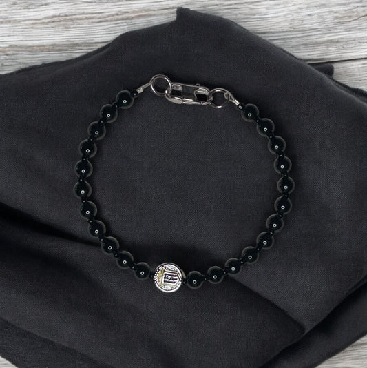 Mens Servite Onyx Bracelet