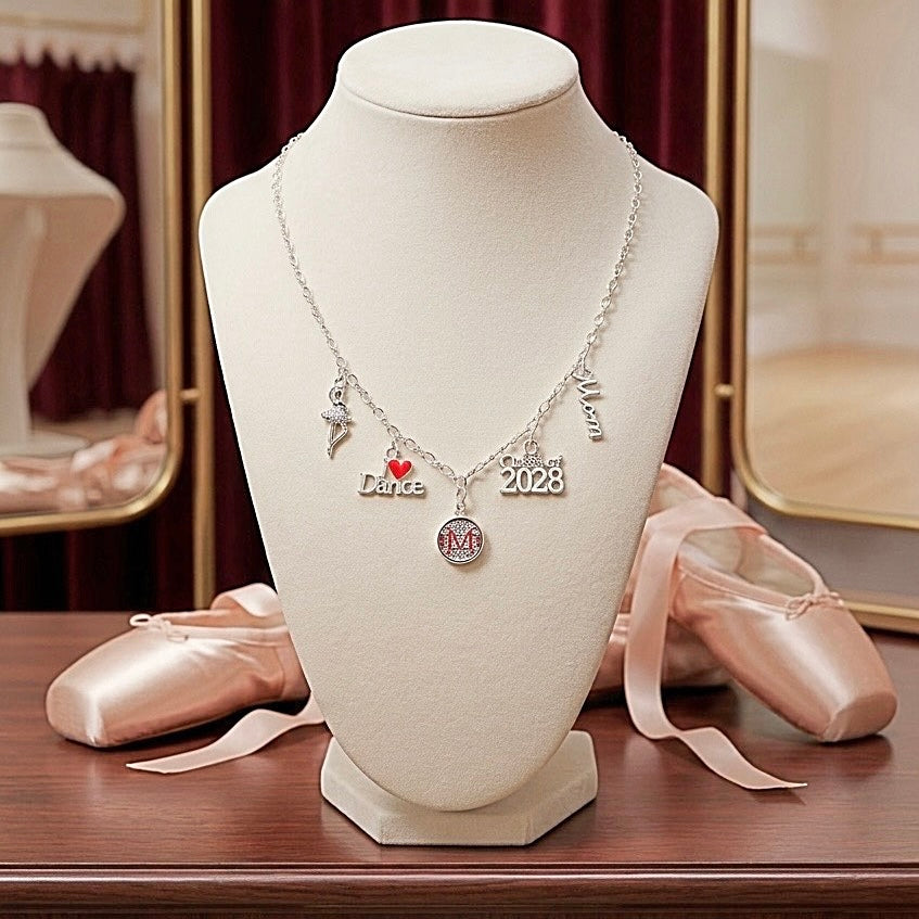 Mater Dei Dance Charm Necklace