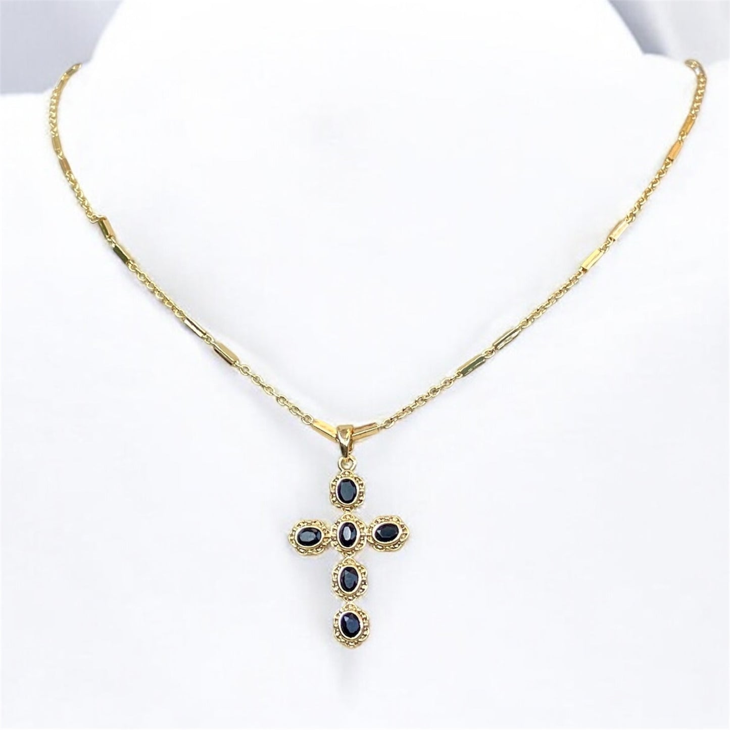 Pavé Cross Necklace