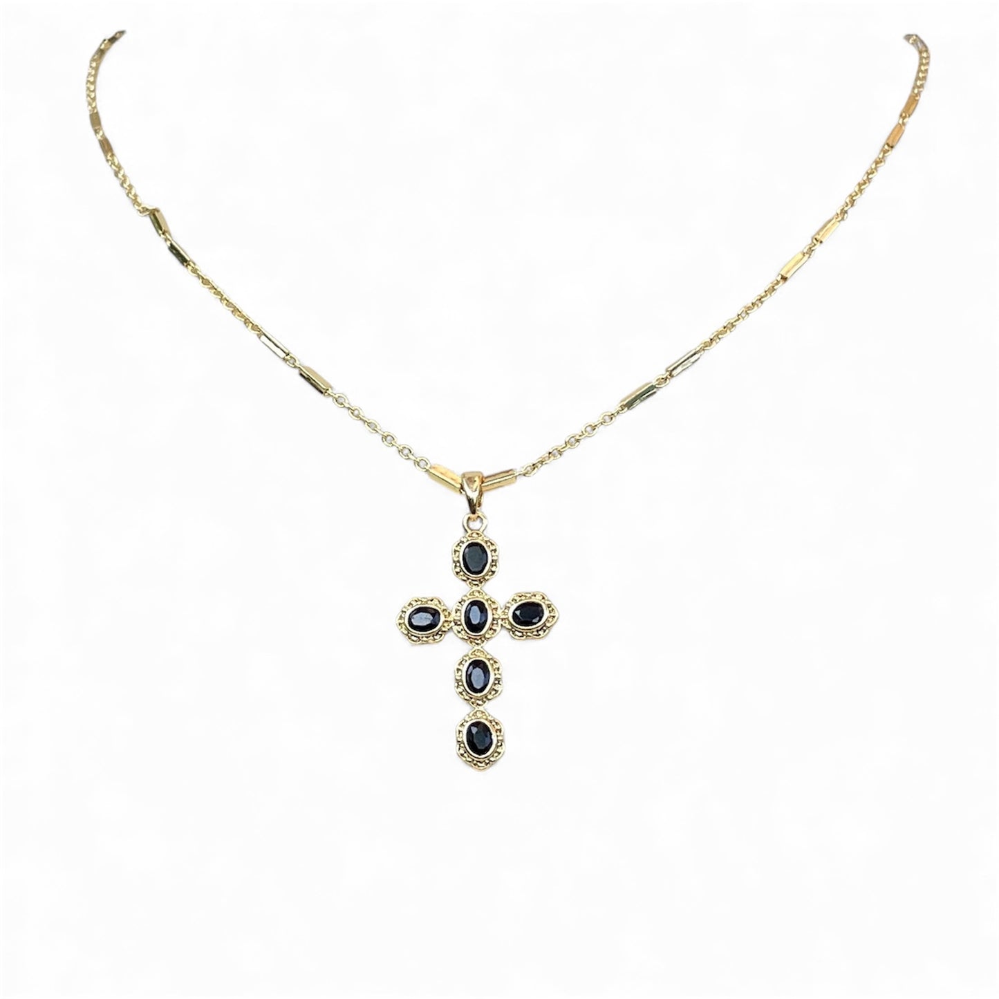 Pavé Cross Necklace