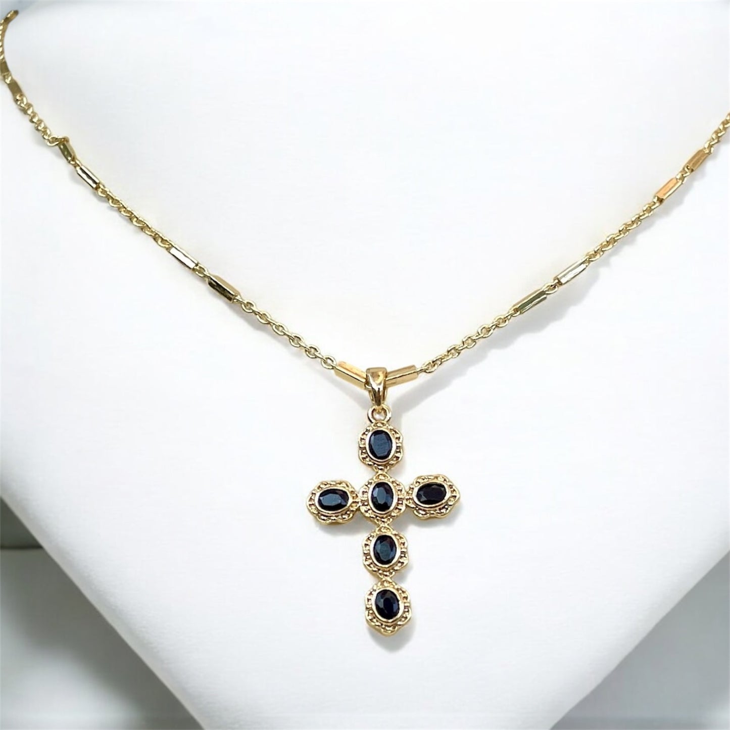 Pavé Cross Necklace