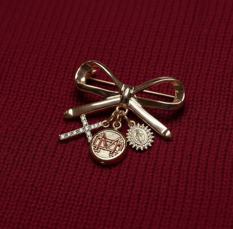Mater Dei High School Gold Broach