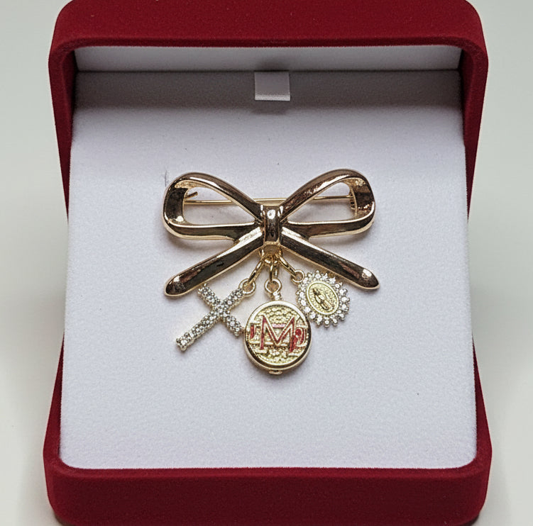 Mater Dei High School Gold Broach