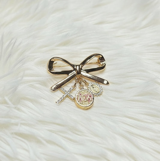 Mater Dei High School Gold Broach