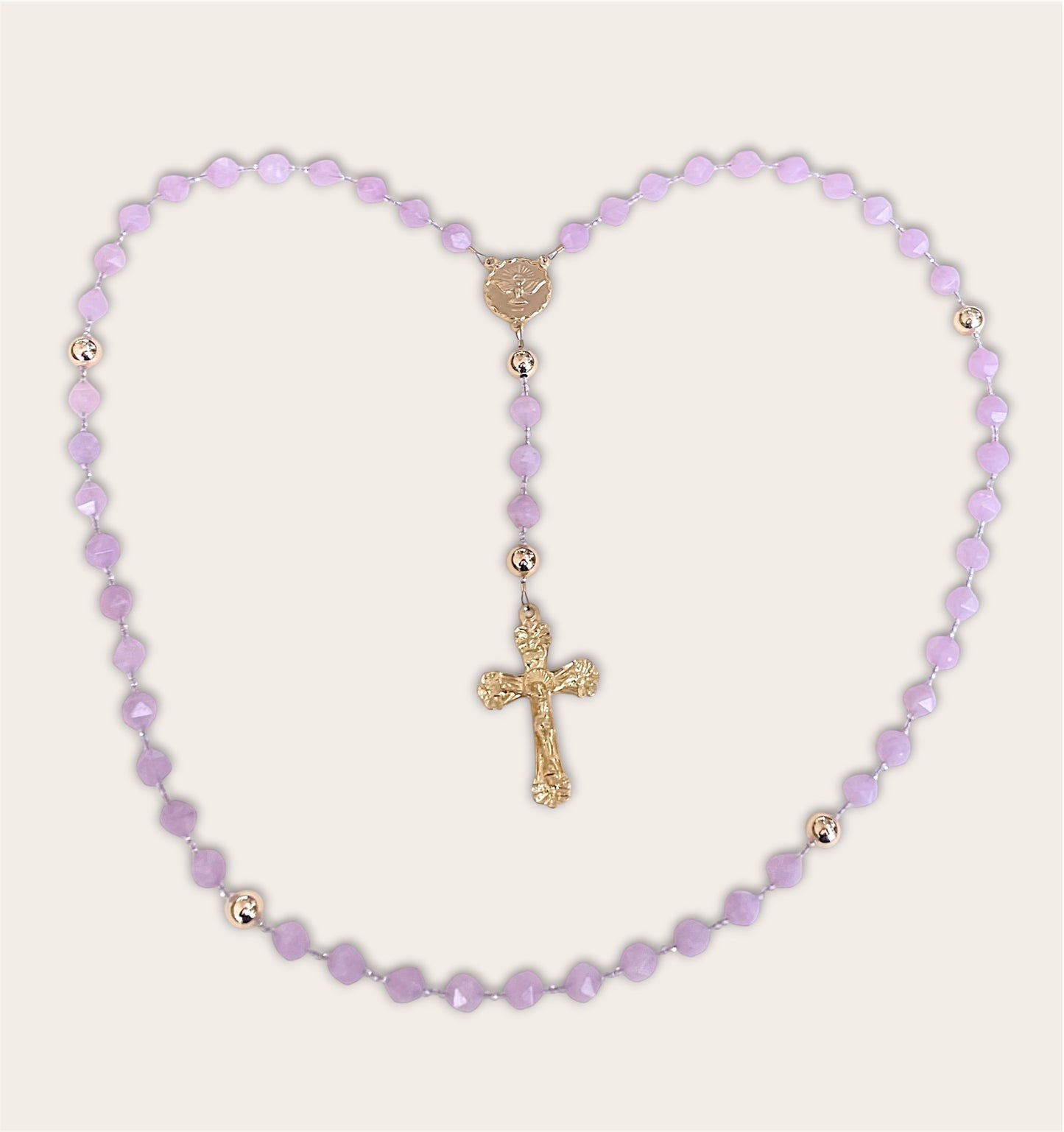 Lavender Confirmation Rosary