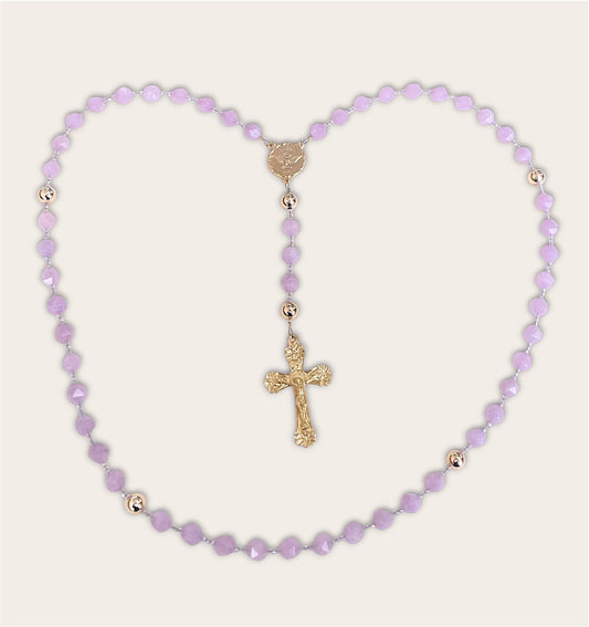 Lavender Confirmation Rosary