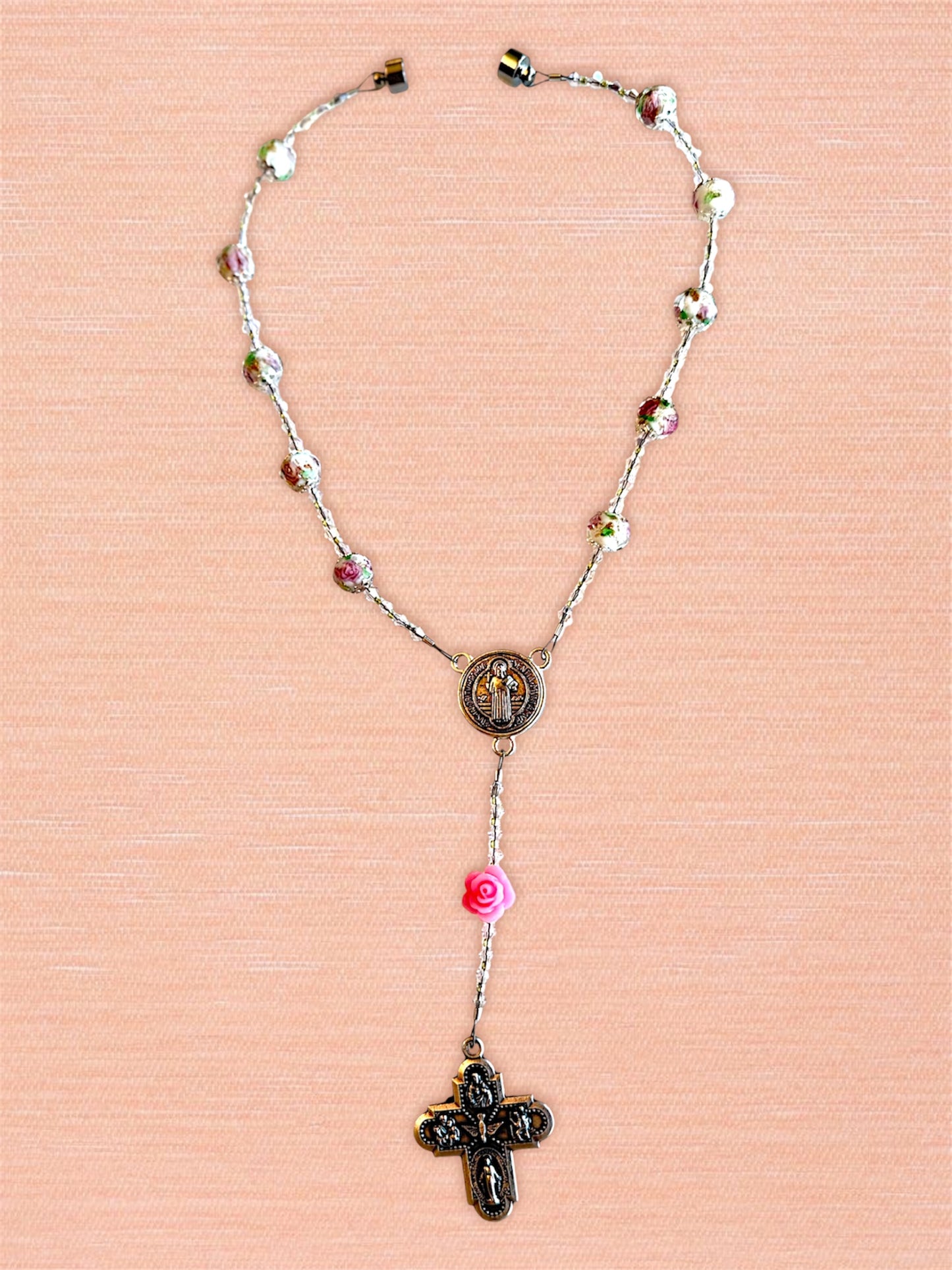Floral Blessings Car Rosary