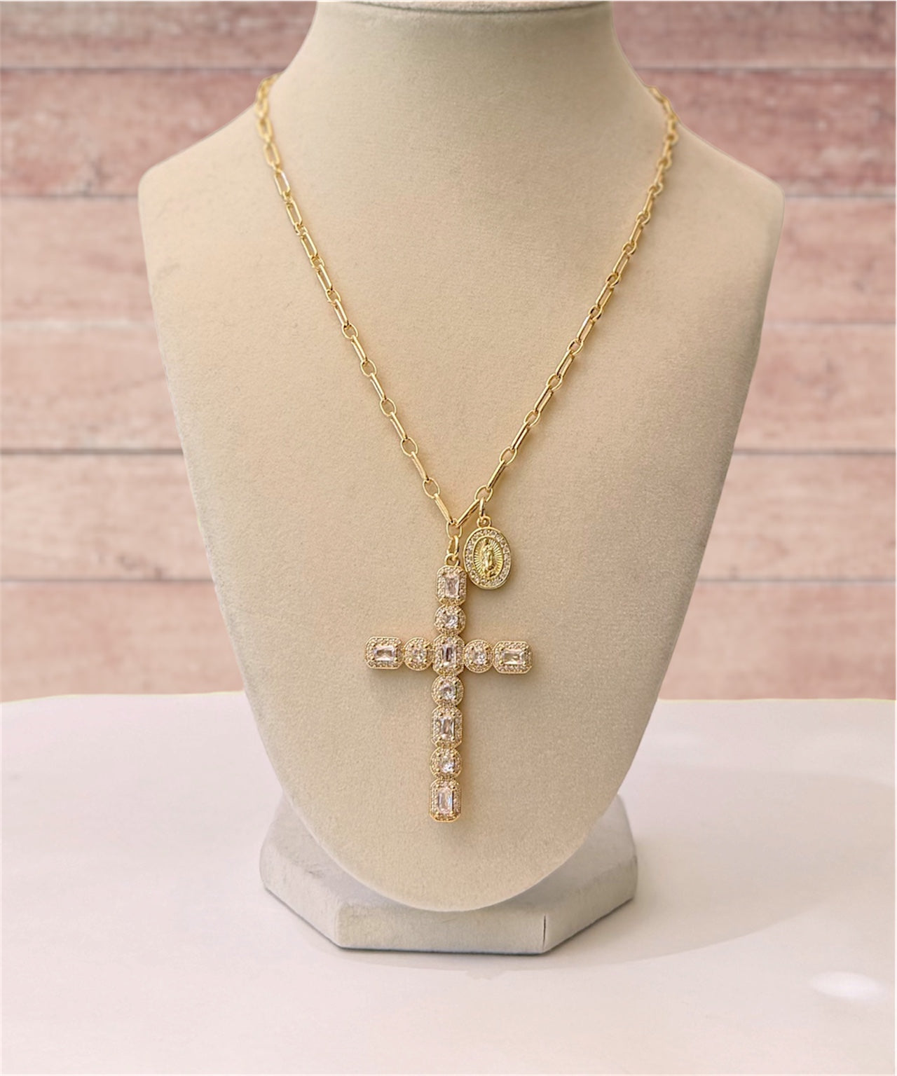 Sparkling Cross Necklace
