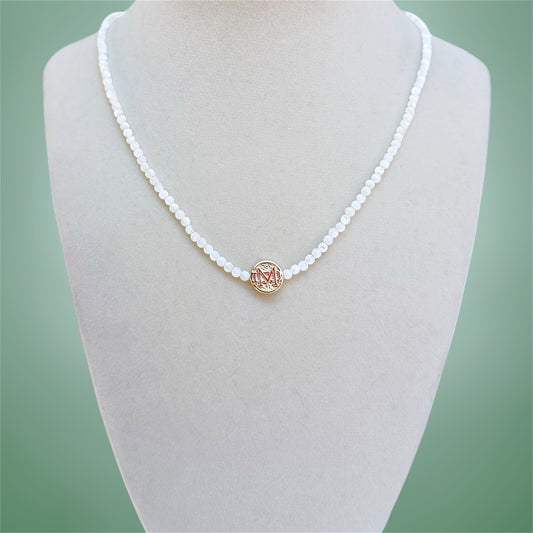 Mater Dei Mother of Pearl Necklace