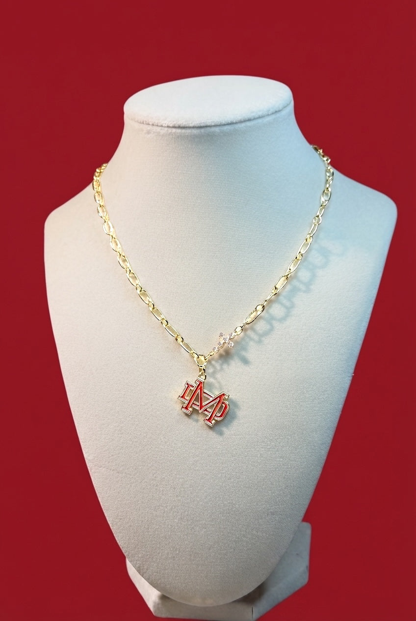 Monarch Cross Necklace