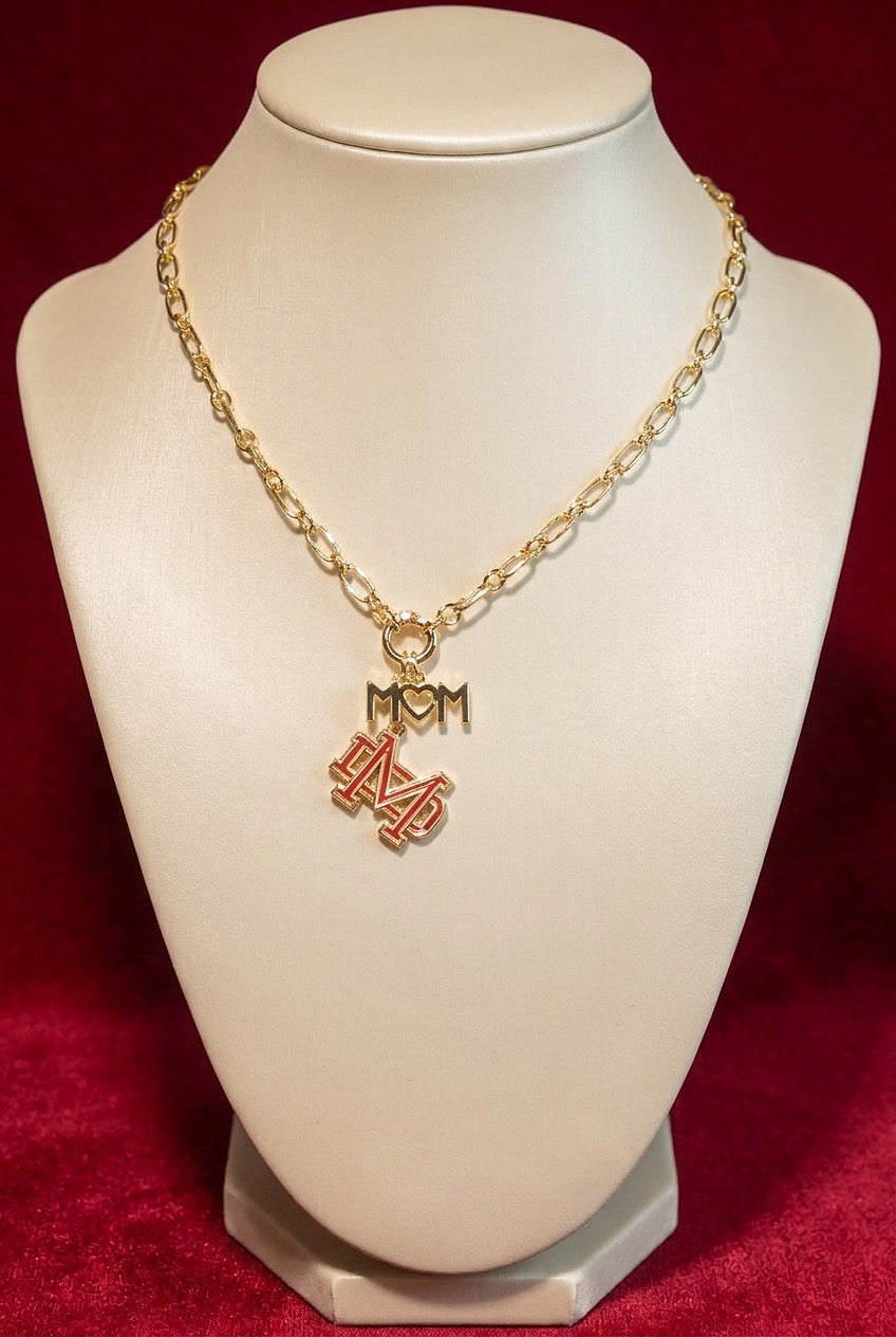 Mater Dei Mom Charm Holder Necklace