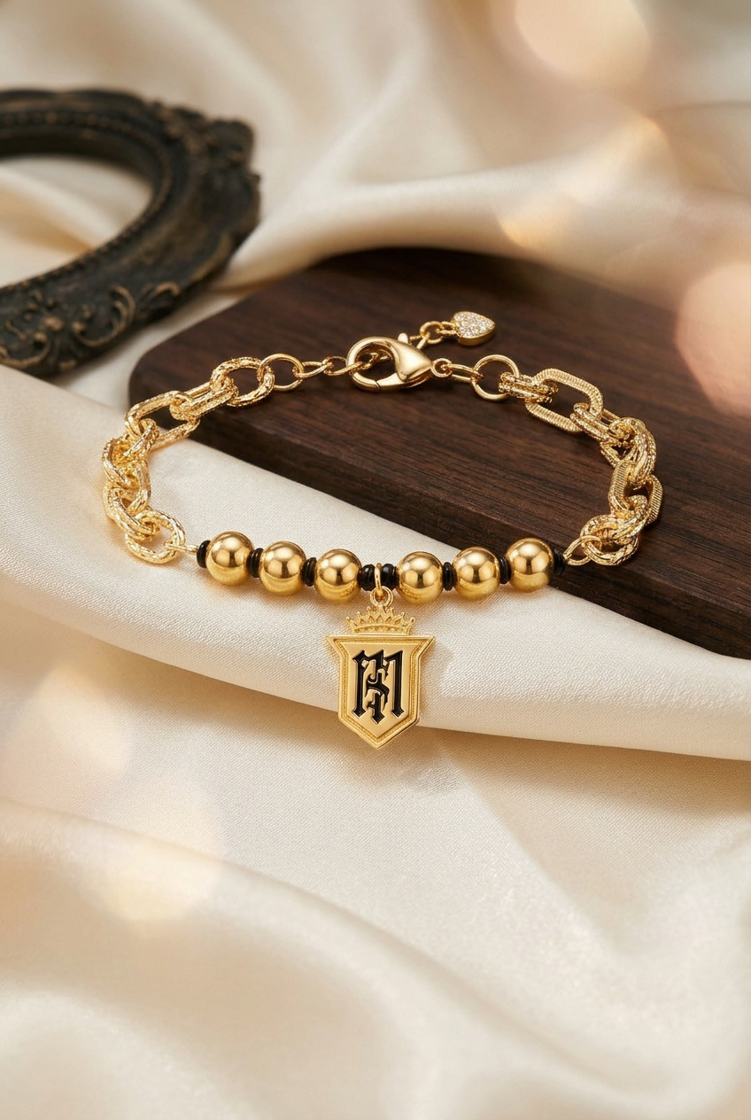 Servite Crest Link Bracelet