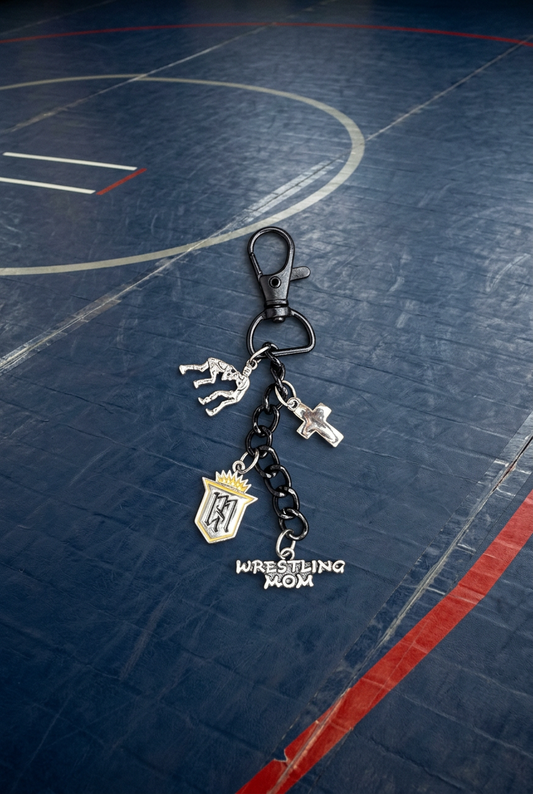 Servite Wresting Mom Bag Charm